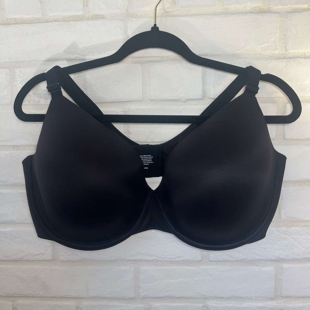 NWT Soma Enbliss Full Coverage Lined Soft Underwire Bra 42 DDD Black #0141